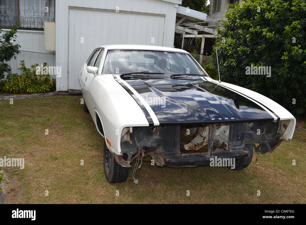 1977 XC Ford Falcon restauriert Stockfoto