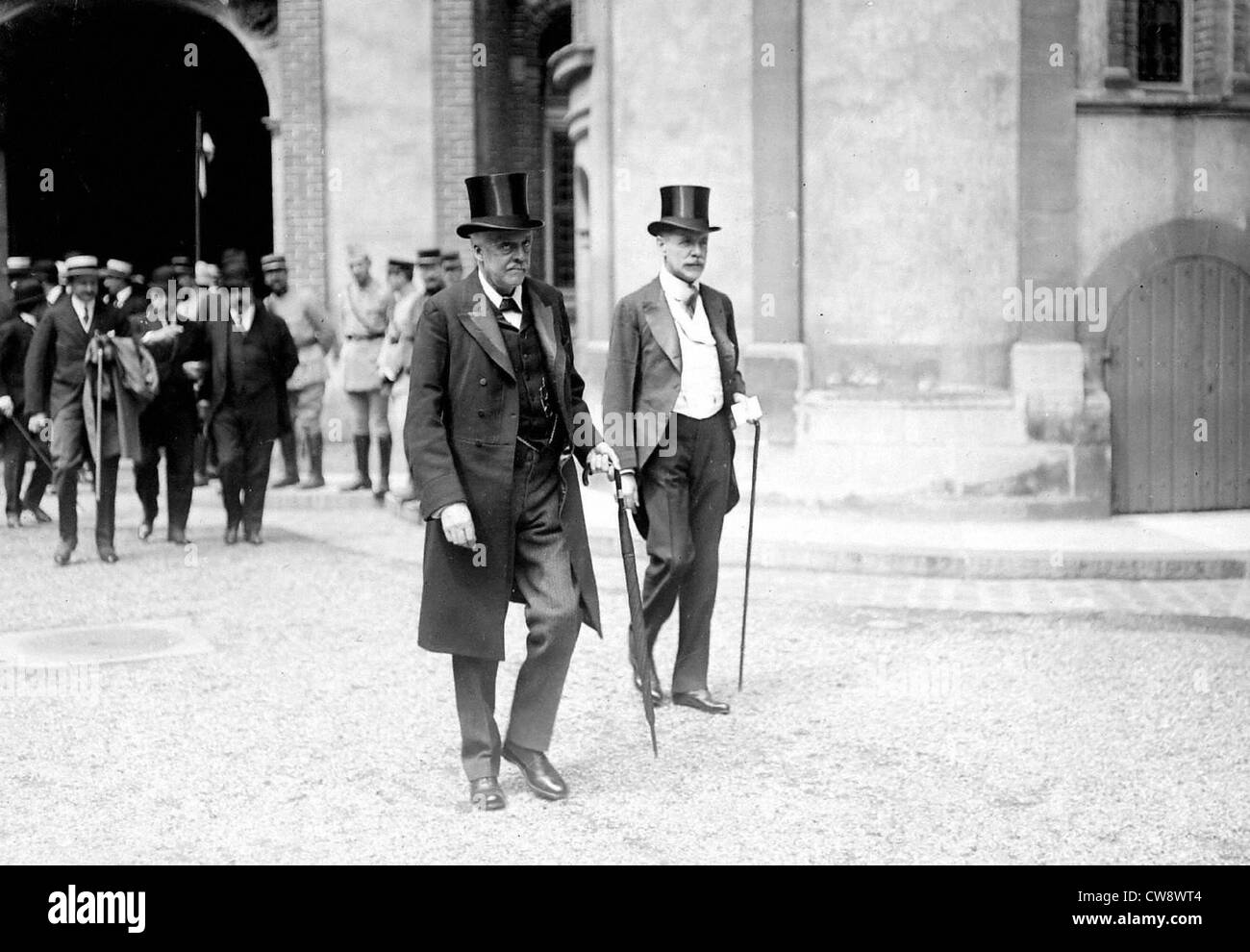 Vertrag von Saint-Germain Friedensbedingungen Österreicher überwiesen wird Stockfoto