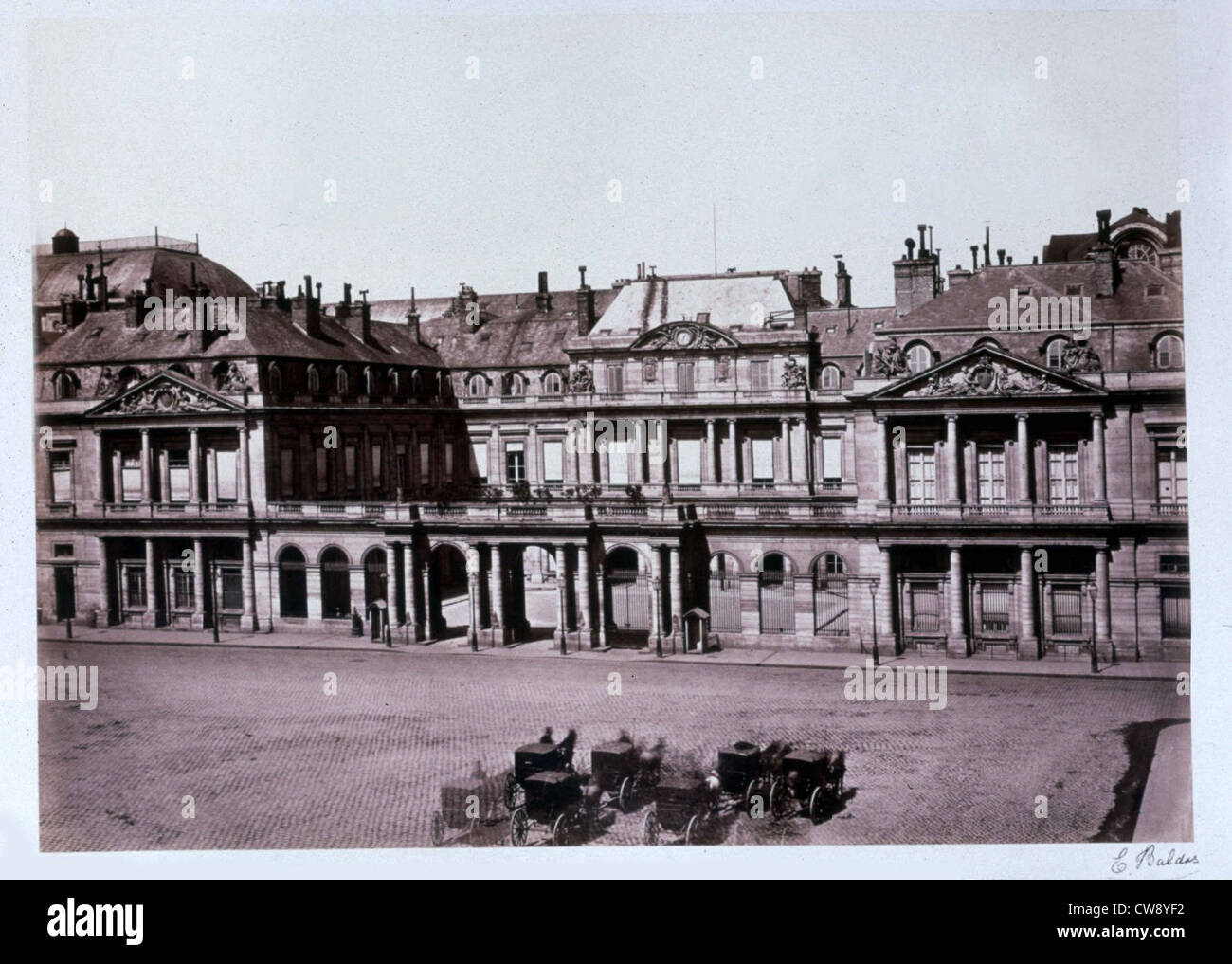 Baldus, Paris, Palais Royal (Staatsrat) Stockfoto