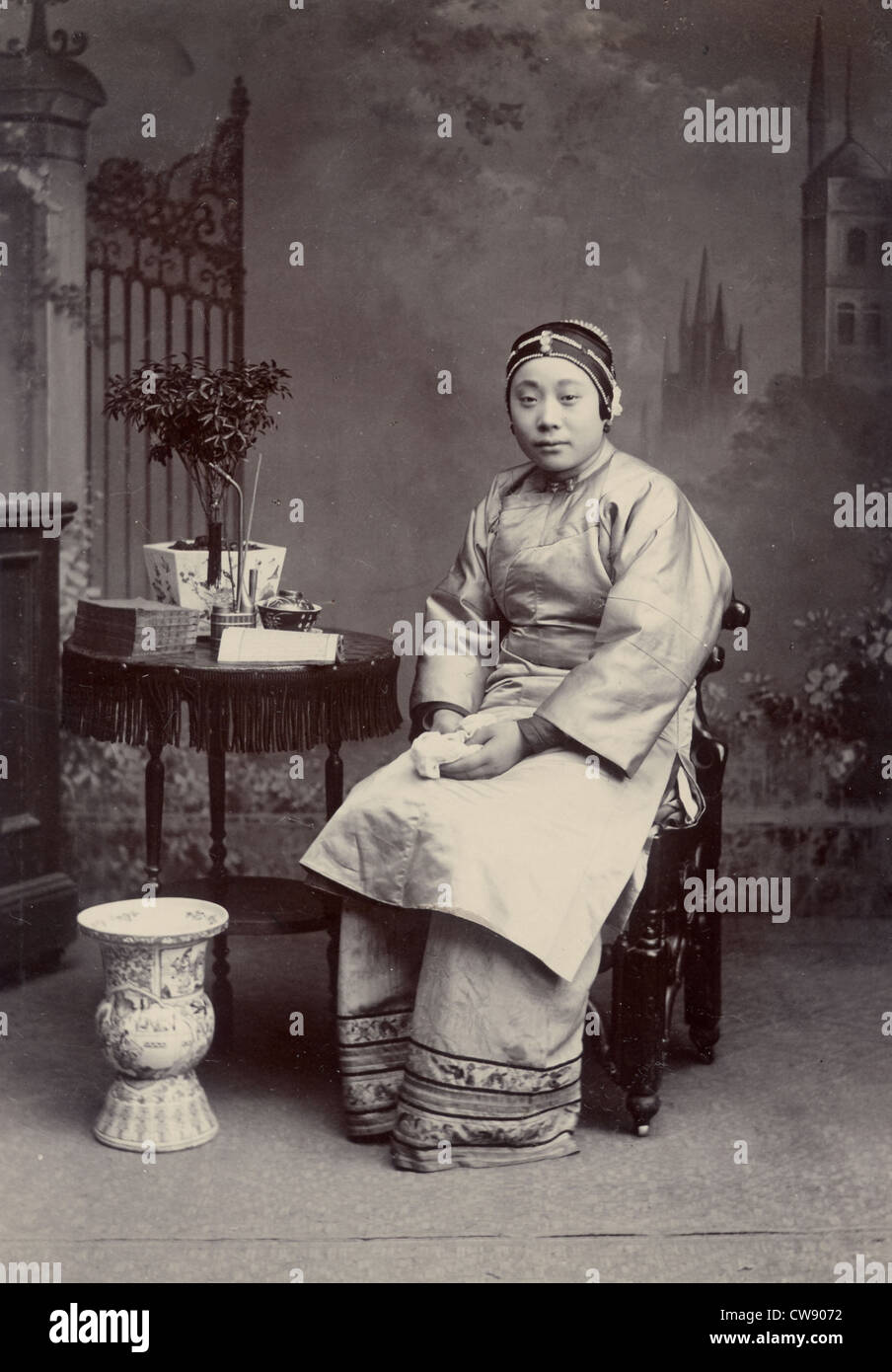 China, Porträt eines chinesischen Mädchens Stockfoto