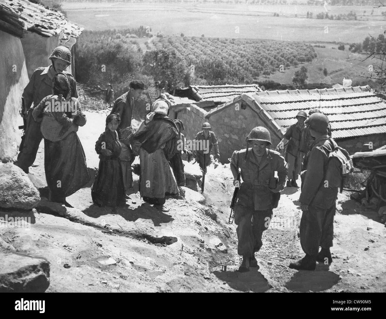 Militärische Operationen in der großen Kabylei (1956) Stockfoto