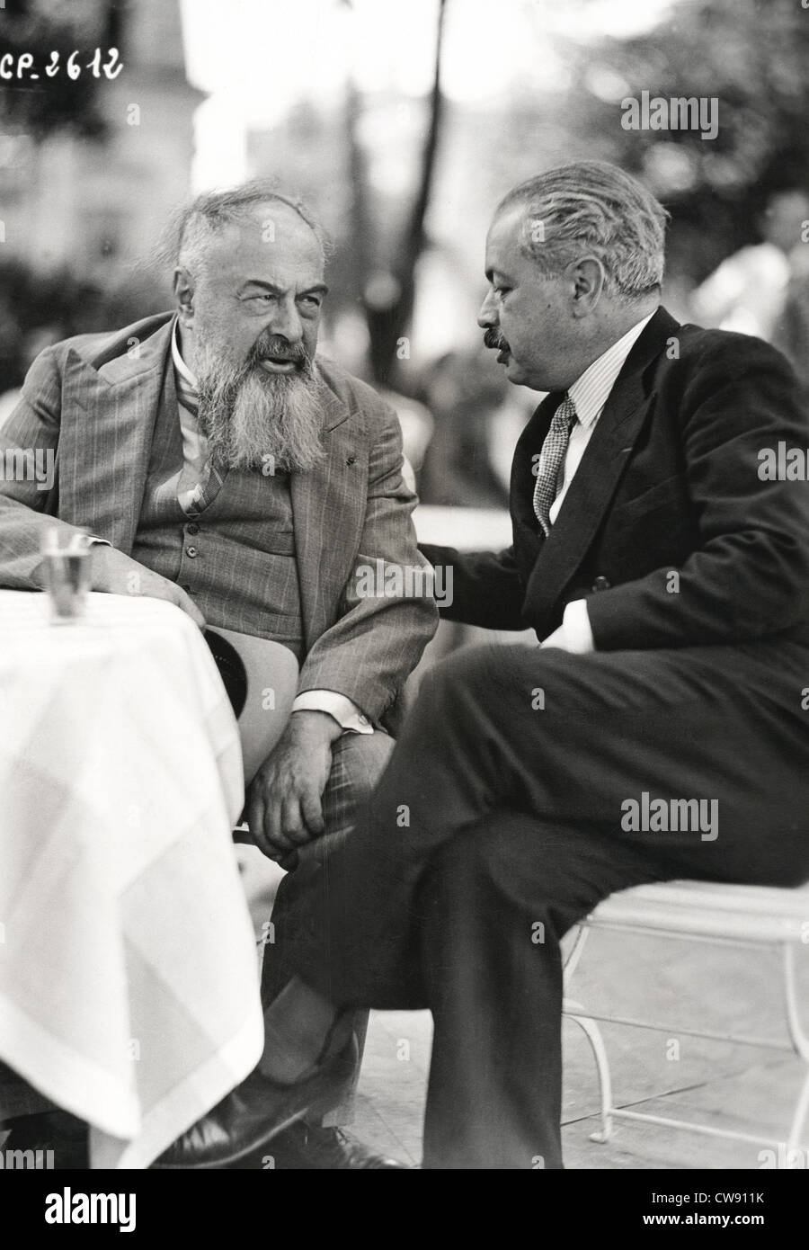 Tristan Bernard und Alfred Savoir, 1931 Stockfoto