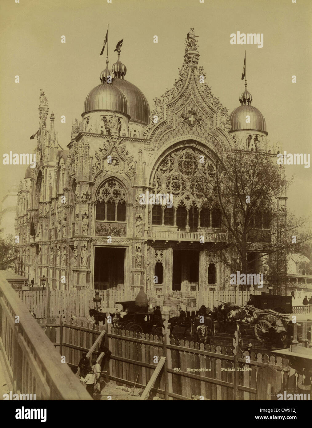 Paris. 1900 Weltausstellung. Pavillon de Italie. Stockfoto