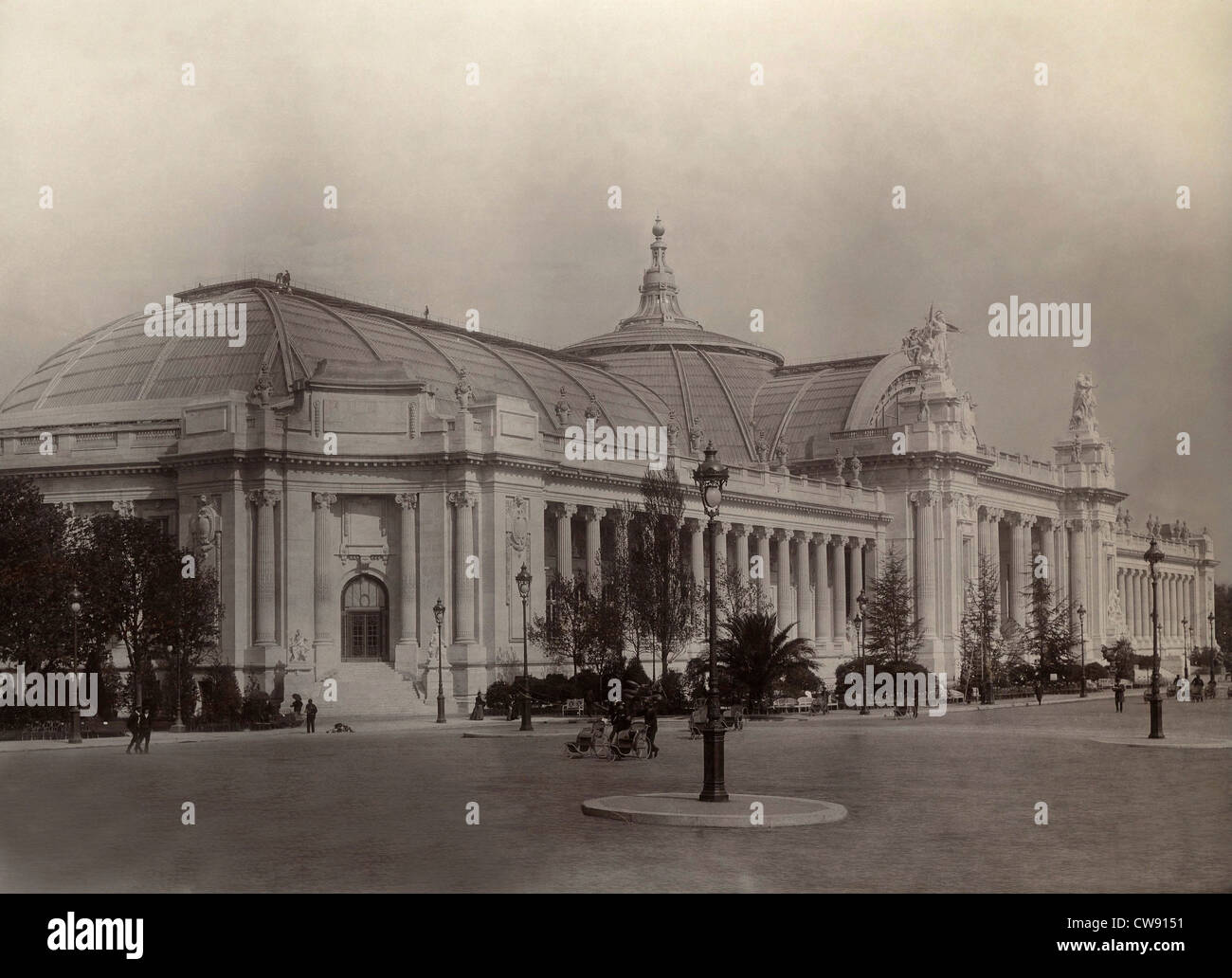 Paris. 1900 Weltausstellung. Das Grand Palais. Stockfoto