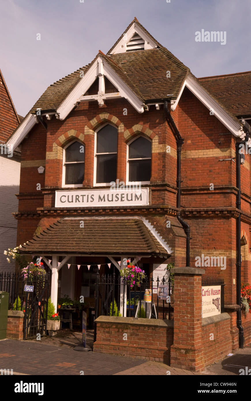 Curtis Museum für Heimatgeschichte, Alton, Hampshire, UK. Stockfoto