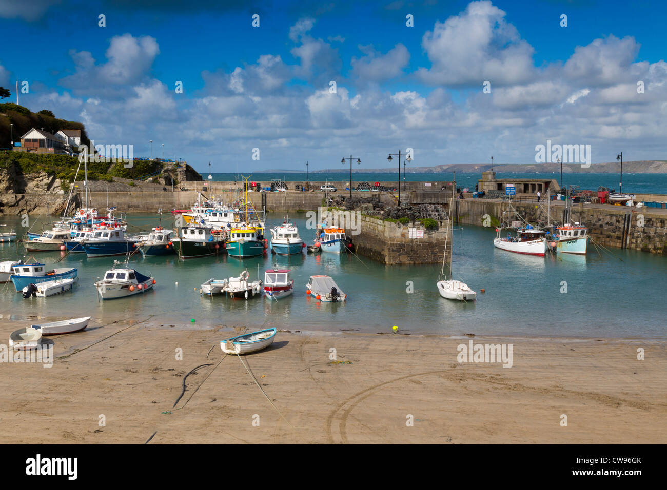 Newquay Hafen; Cornwall; UK Stockfoto