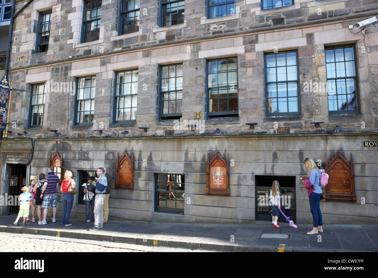 Witchery-Luxus-Restaurant auf der royal Mile in der old Town von Edinburgh Schottland uk Großbritannien Stockfoto