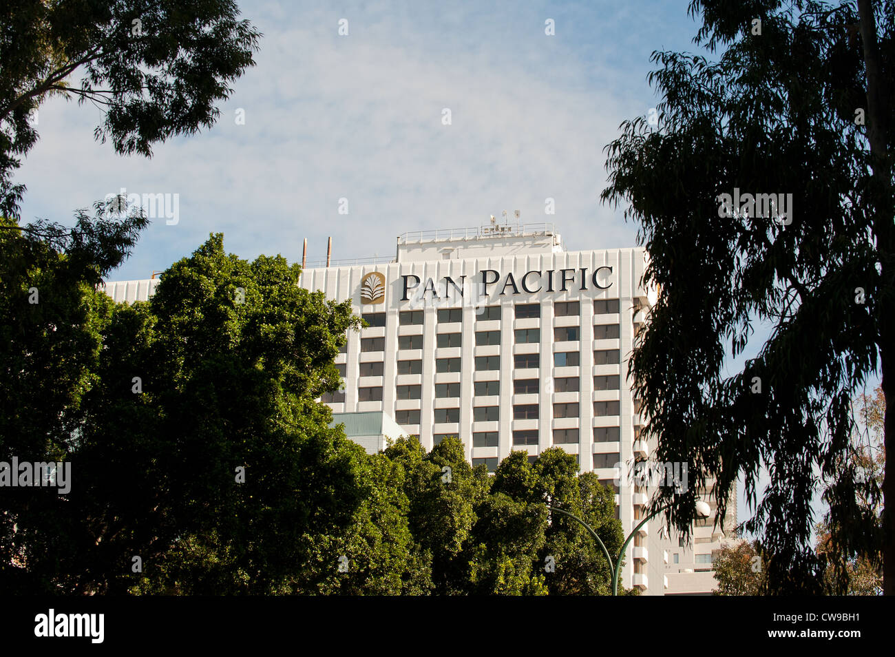 Perth Westaustralien - das Pan Pacific Hotel in Perth, Western Australia Stockfoto