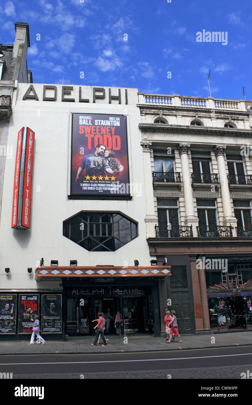 Sweeney Todd im Adelphi Theatre auf dem Stand, London England UK Stockfoto