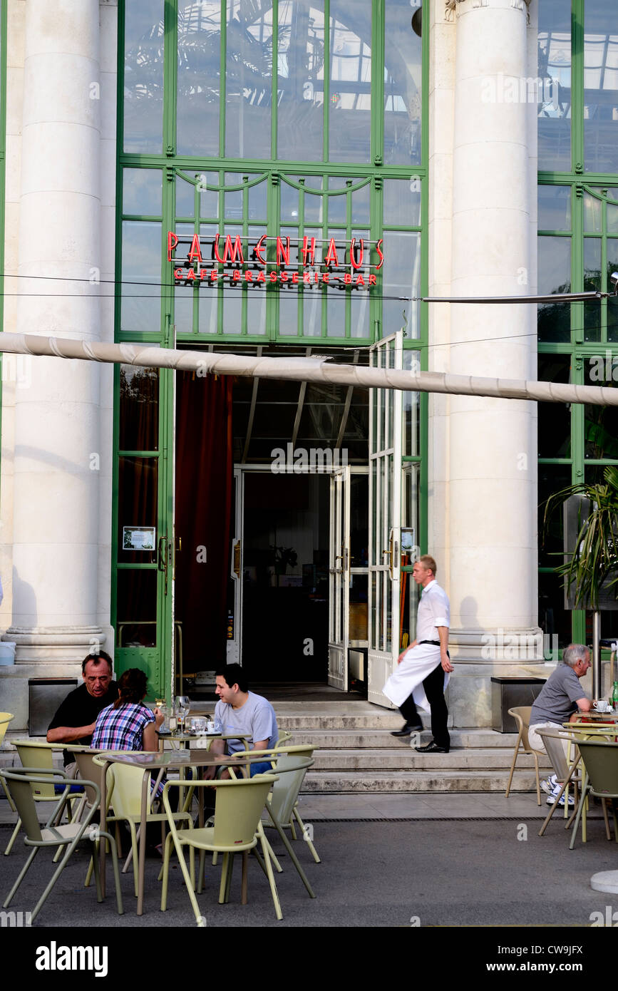 Hofburg Wien: Kaffeehaus Palmenhaus Stockfoto