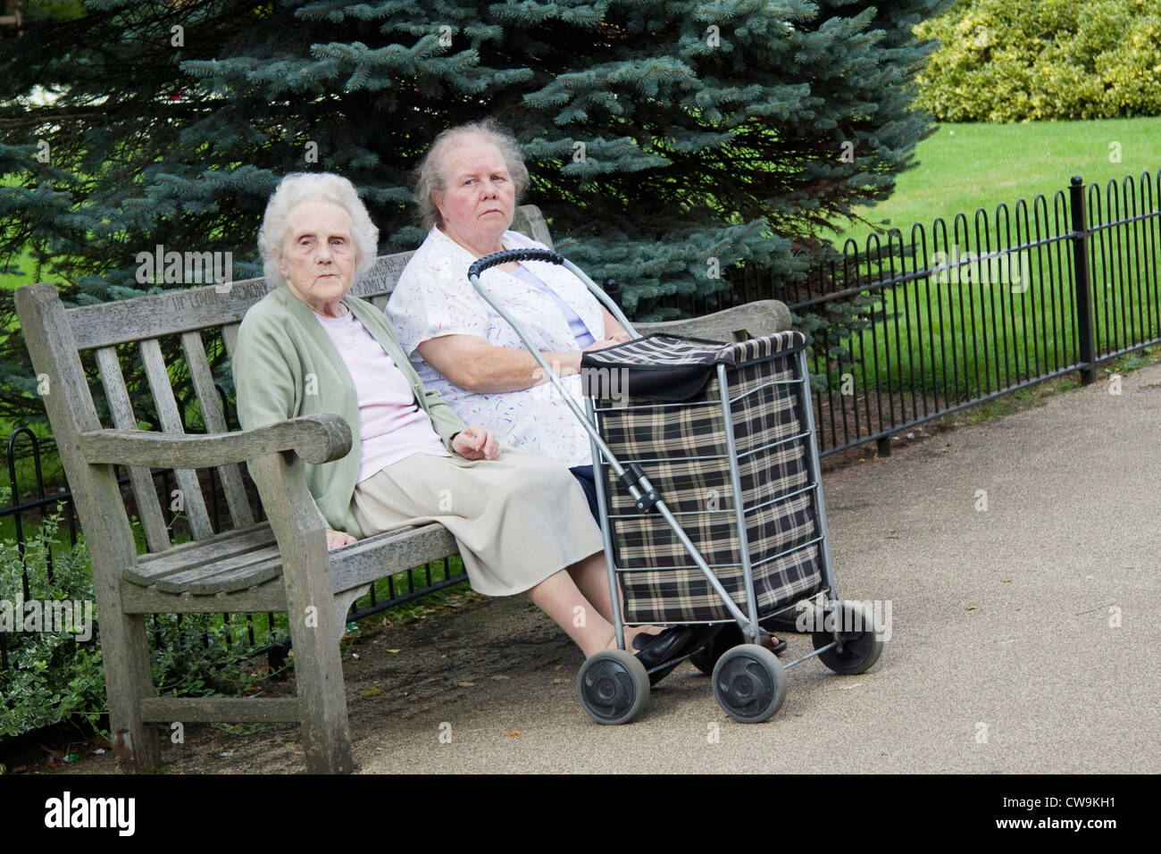 Jephson Gärten Leamington Spa Warwickshire England Stockfoto