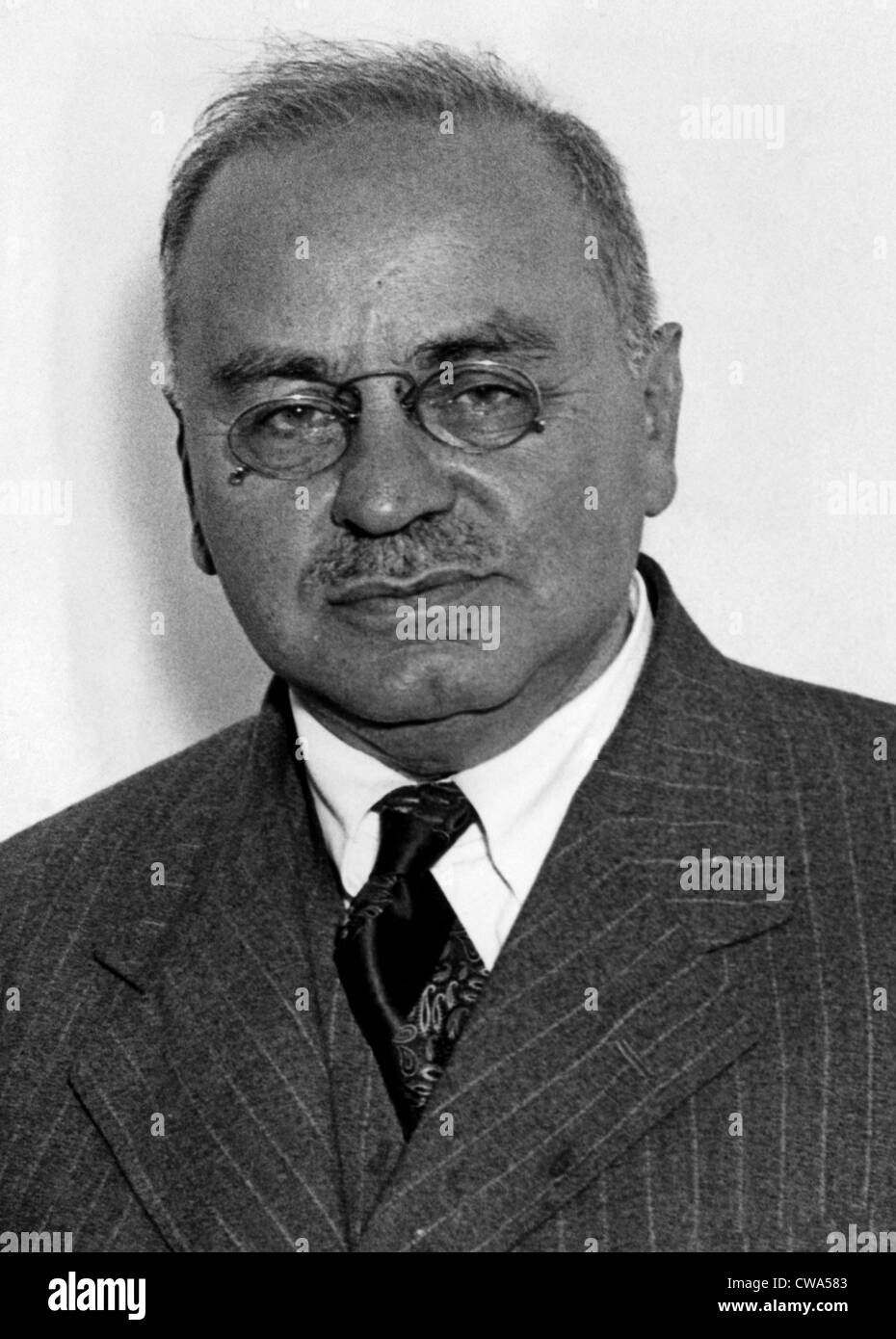 Alfred Adler, Psychologe, 1937. Höflichkeit: CSU Archive/Everett Collection Stockfoto