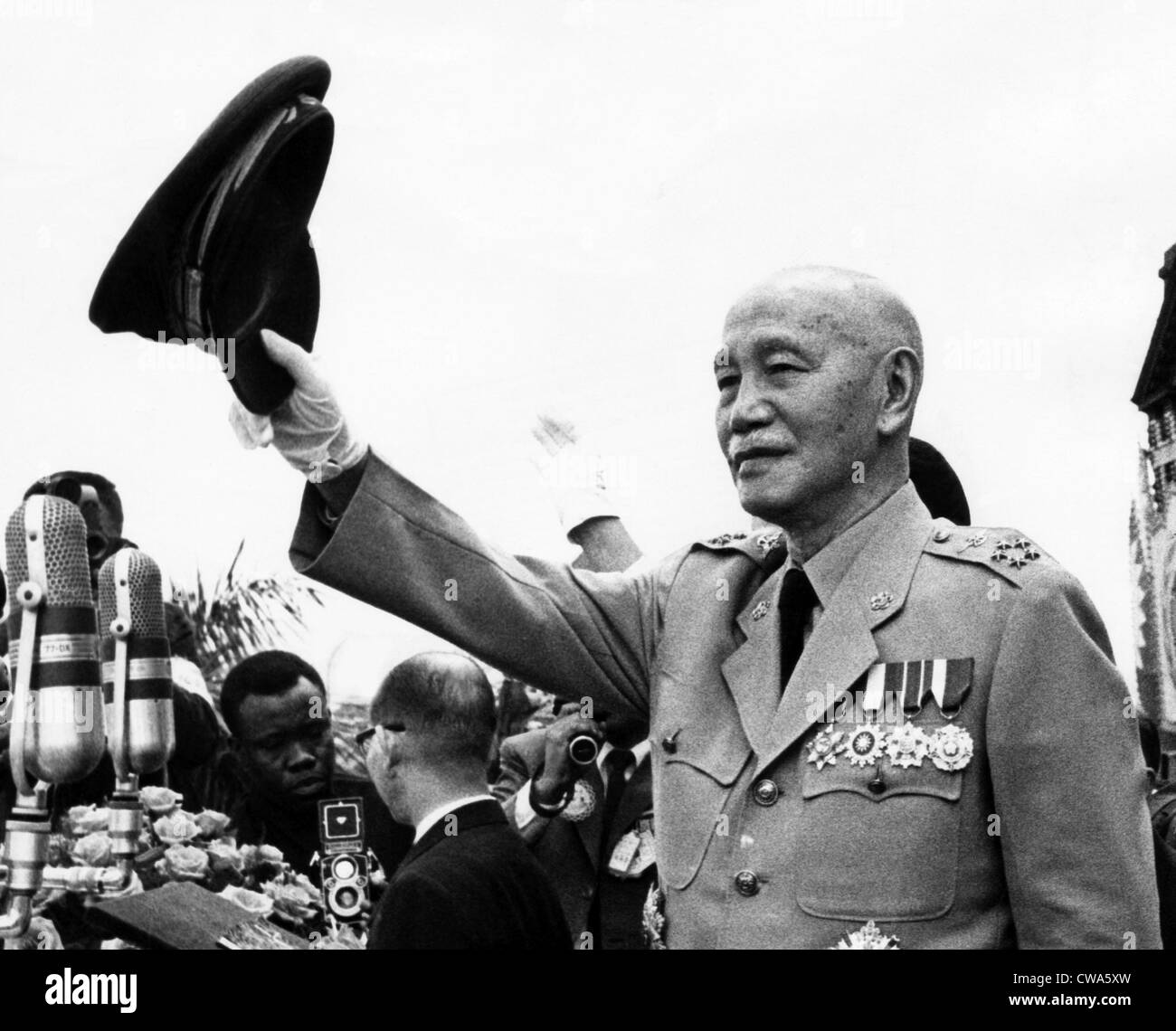 Präsident Chiang Kai-Shek feiert nationalistischen Chinas 59. Jahrestag Gründung, 1970. Höflichkeit: CSU Archive/Everett Stockfoto
