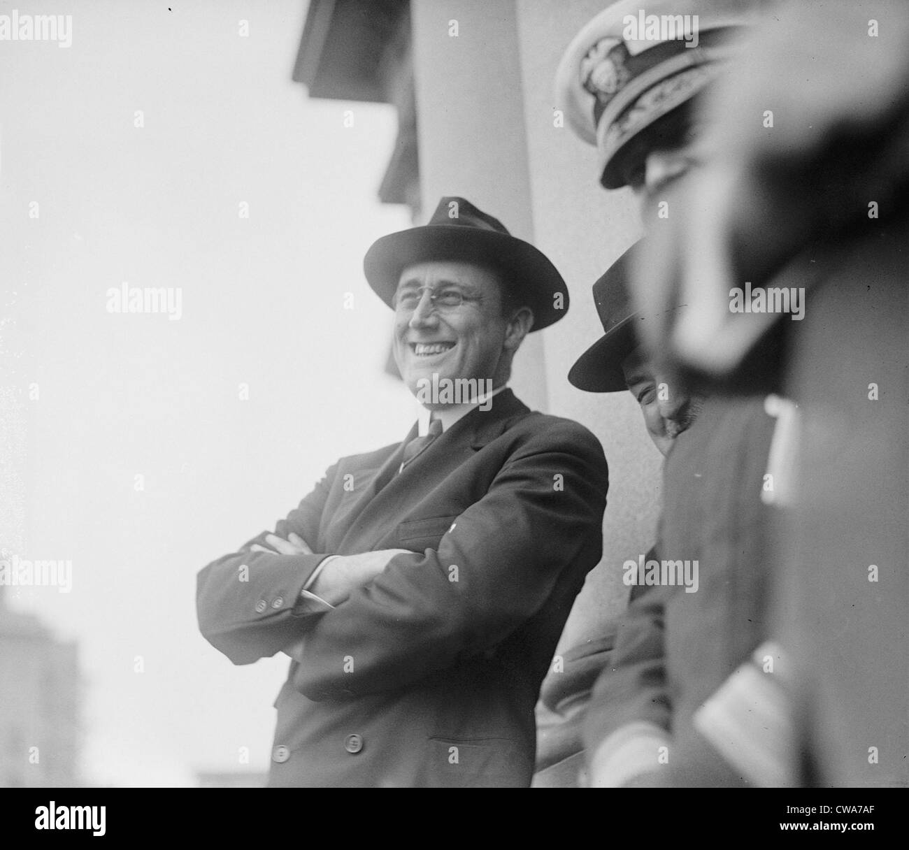 Porträt einer entspannt und lächelnd Roosevelt, wahrscheinlich genommen war er stellvertretender Sekretär der Navy während Stockfoto