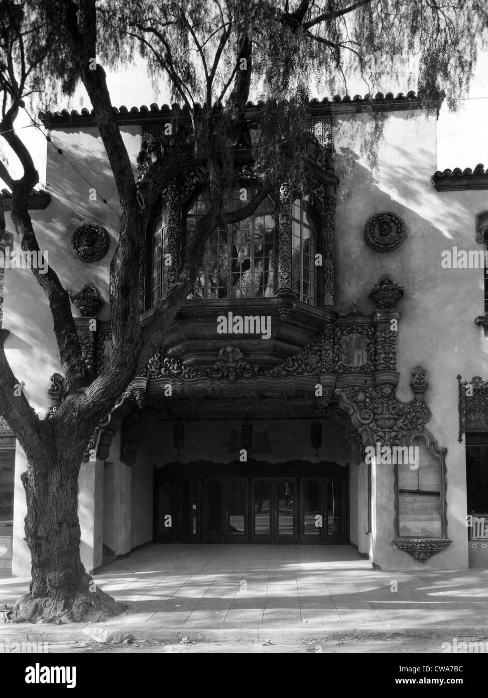 Das äußere des Schauspielhauses Hollywood, Hollywood, Kalifornien, ca. 1927... Höflichkeit: CSU Archive / Everett Collection Stockfoto