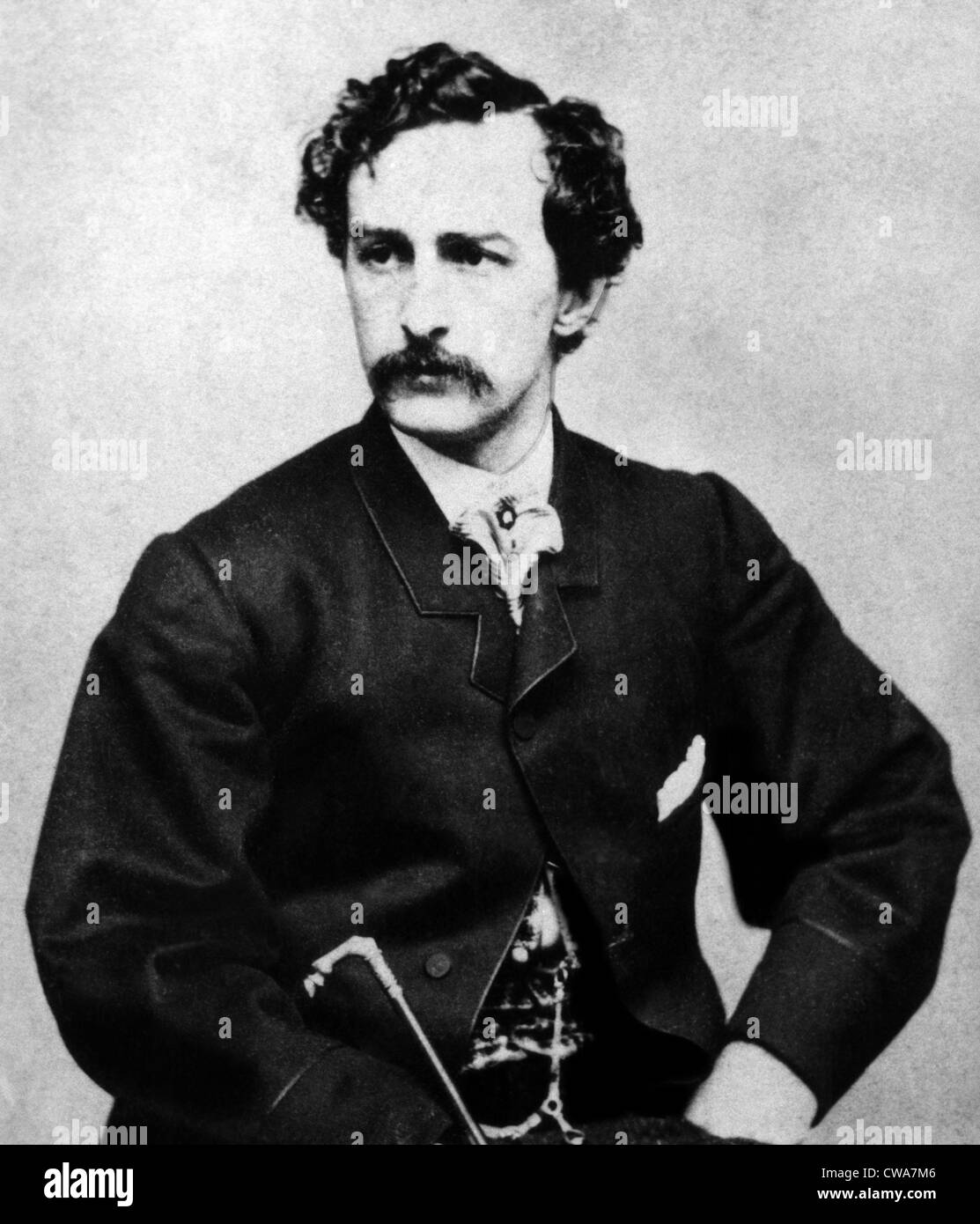 John Wilkes Booth, 1865. Höflichkeit: CSU Archive/Everett Collection Stockfoto