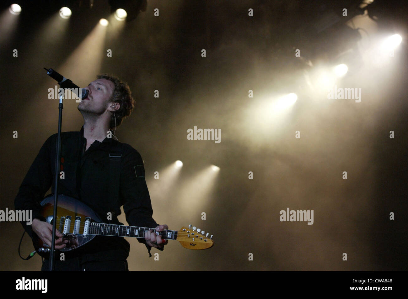 Coldplay Konzert Stockfoto