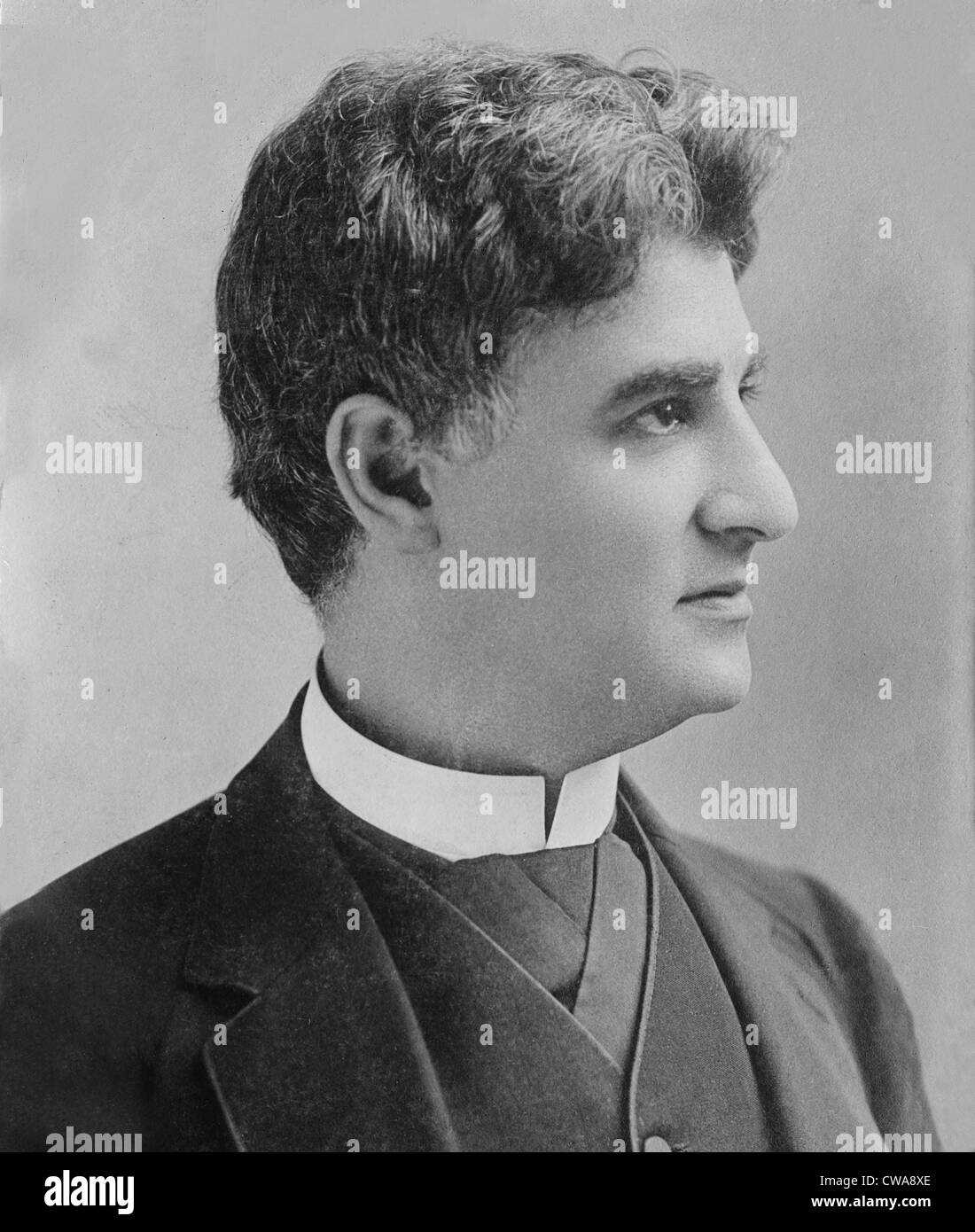 David Belasco, (1853-1931), US-amerikanischer Theaterproduzenten und Dramatiker bekannt für erfindungsgemäß realistische Bühnenproduktionen. Stockfoto