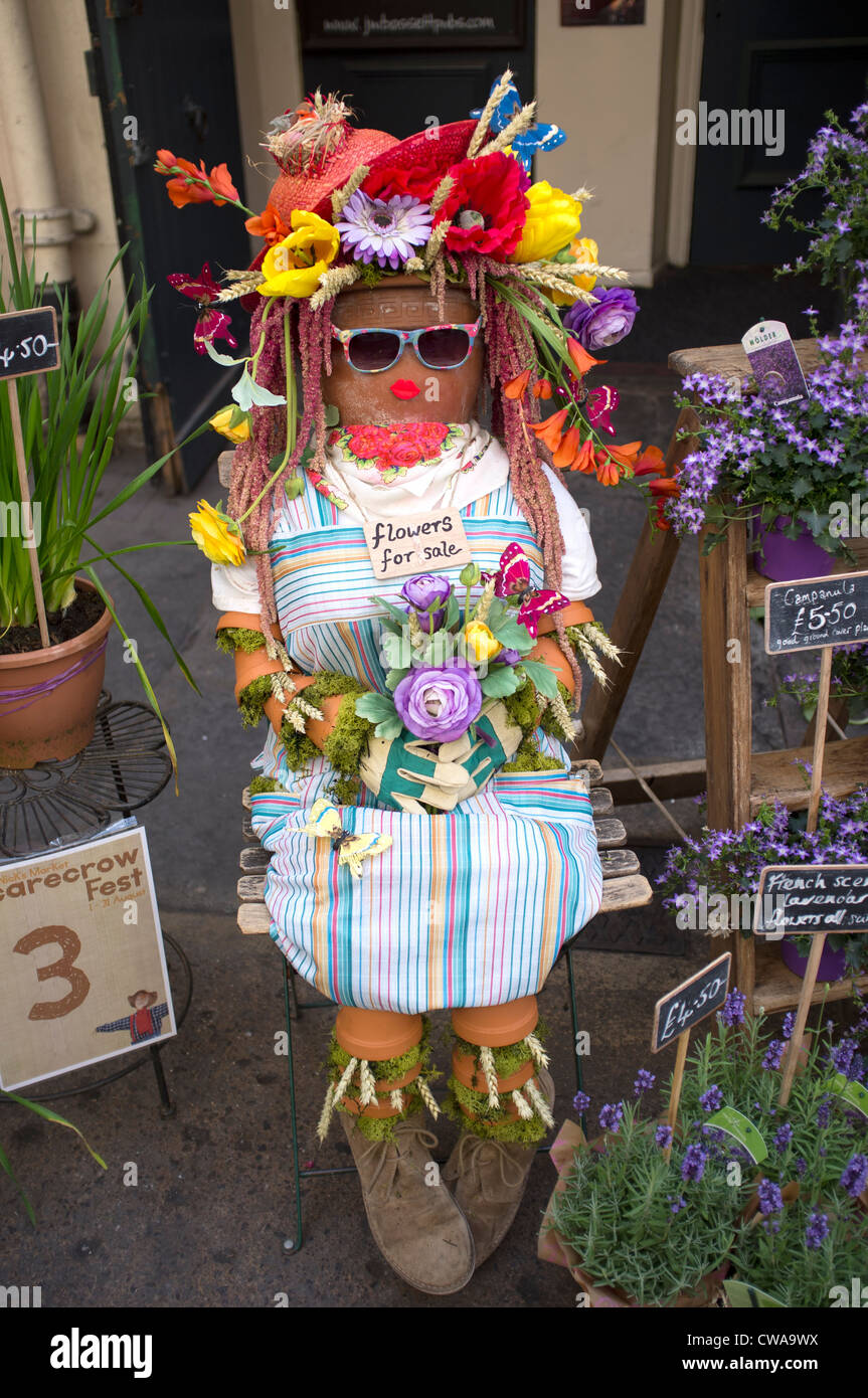 Scarecrow Festival in St Nicholas Market Bristol Stockfoto