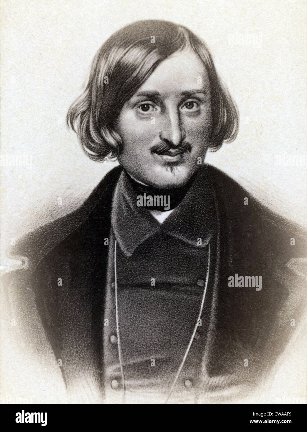 Nikolai Gogol (1809-1852), russischer Schriftsteller, gilt als der Vater des Realismus in der russischen Literatur. Stockfoto