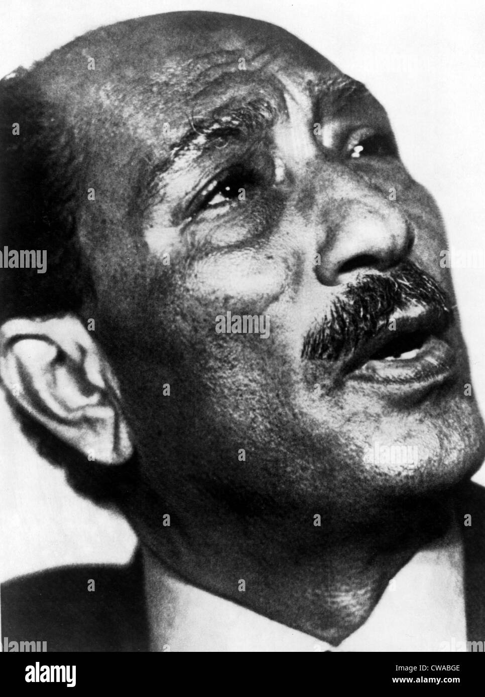 Der ägyptische Präsident Anwar Sadat c. 1978... Höflichkeit: CSU Archive / Everett Collection Stockfoto