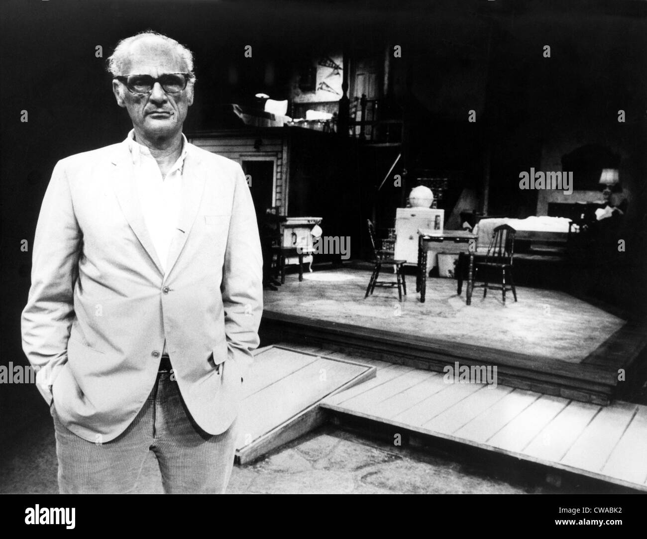 Arthur Miller, Dramatiker, der 1970er Jahre. Höflichkeit: CSU Archive / Everett Collection Stockfoto