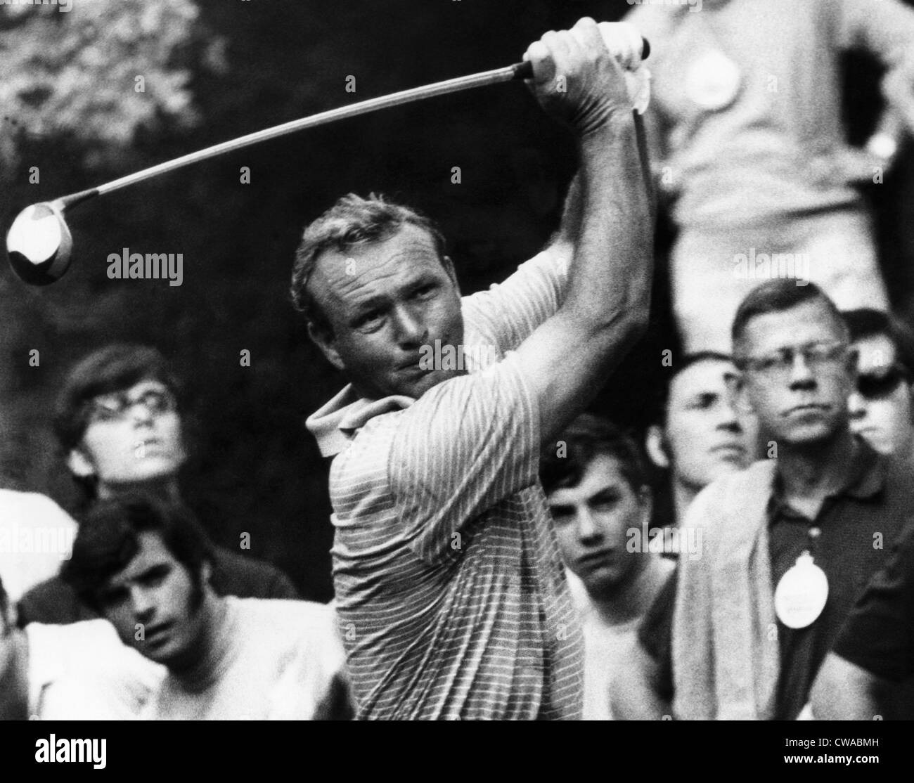 Arnold Palmer, amerikanischer Golfspieler, an der Westchester Open, New York, 31. Juli 1970. Höflichkeit: CSU Archive/Everett Collection Stockfoto