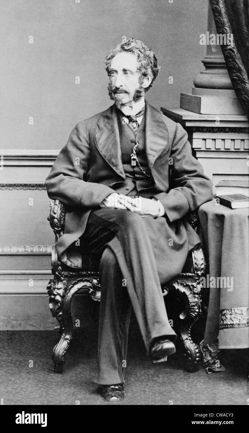 Lord Lytton (1831-1891) (Robert Bulwer Lytton) Dichter und Diplomat. Als Vizekönig von Indien verursacht seine Handlungen der zweiten Afghanistan-Krieg Stockfoto
