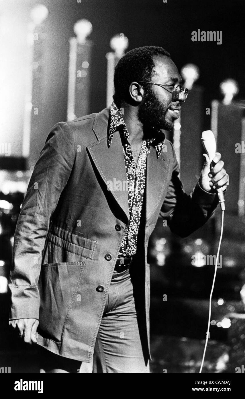 US-amerikanischer Soul-Sänger Curtis Mayfield, c. 1973... Höflichkeit: CSU Archive / Everett Collection Stockfoto