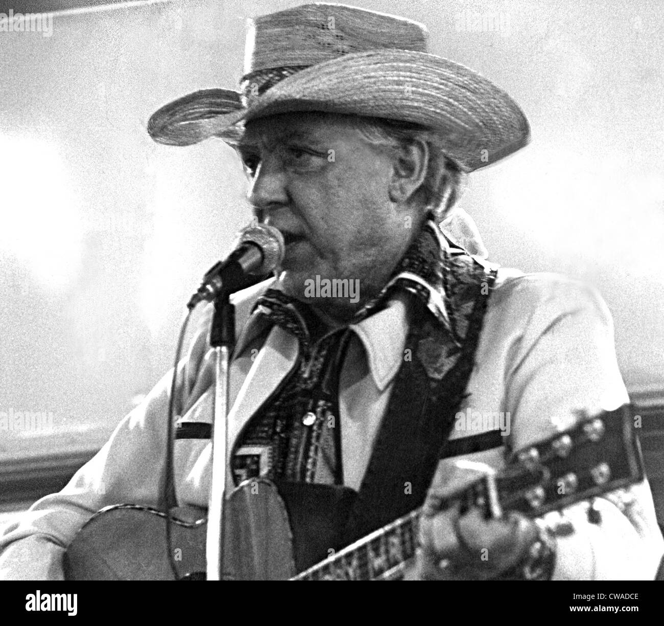 Country-western-Sänger DAVE DUDLEY die live, c. Ende der 1970er Jahre. Höflichkeit: CSU Archive / Everett Collection Stockfoto