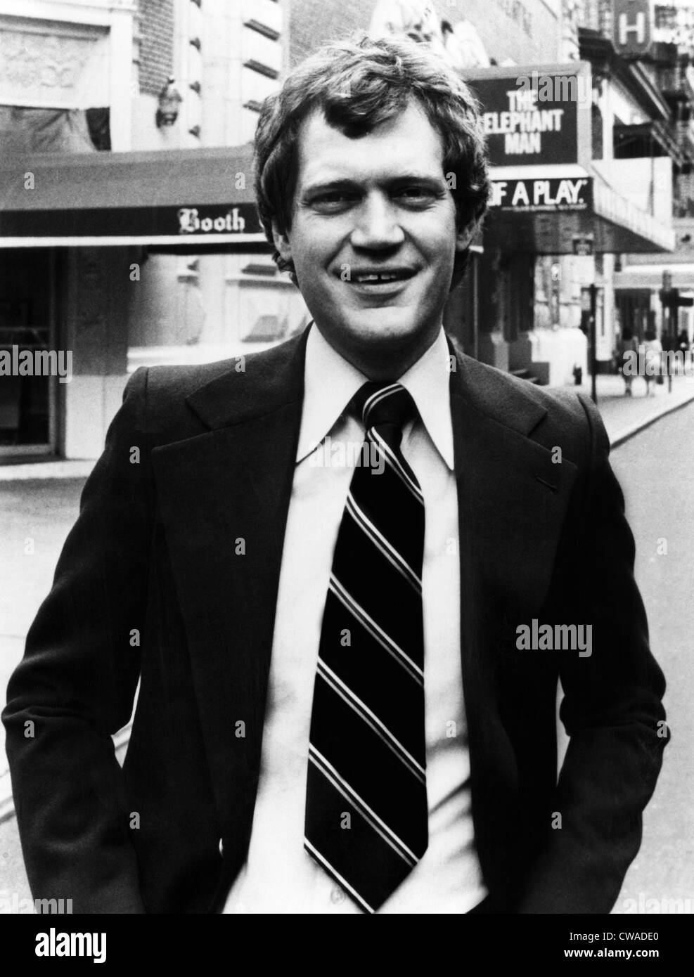 David Letterman, US-amerikanischer Talkshow-Host, circa 1980. Höflichkeit: CSU Archive/Everett Collection Stockfoto
