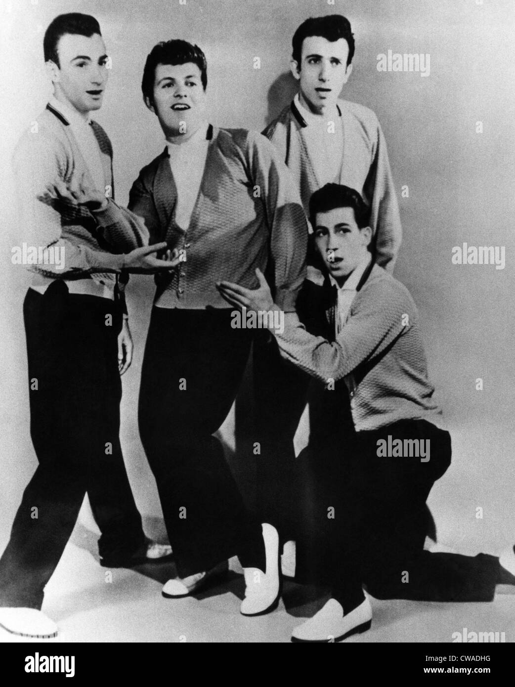 Dion und den Belmonts, etwa Ende der 1950er Jahre. Höflichkeit: CSU Archive/Everett Collection Stockfoto