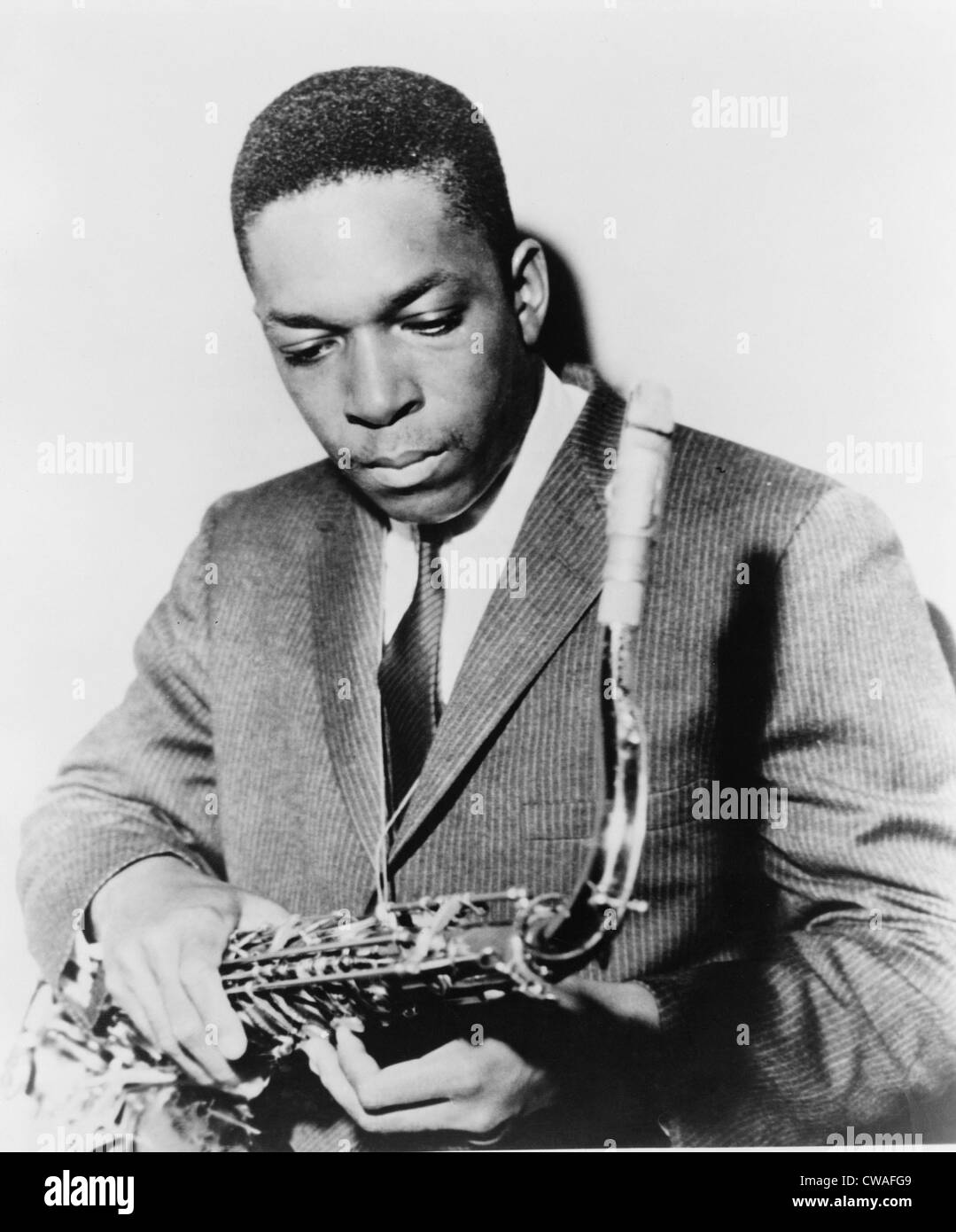 John Coltrane (1926 – 1967), Jazz-Saxophonist, Komponist und Bandleader zu meistern. 1962 Stockfoto