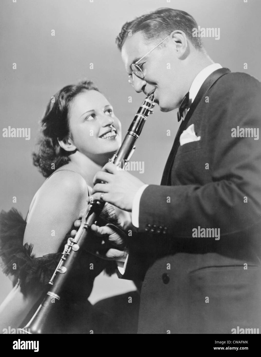Helen Ward (1916-1998) und Benny Goodman (1909-1986) waren musikalisch und romantisch in den 1930er Jahren verbunden. Stockfoto