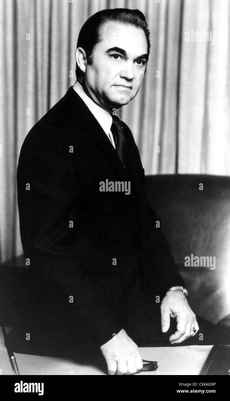 George Wallace, (1919 – 1998), Gouverneur von Alabama, 1971... Höflichkeit: CSU Archive / Everett Collection Stockfoto