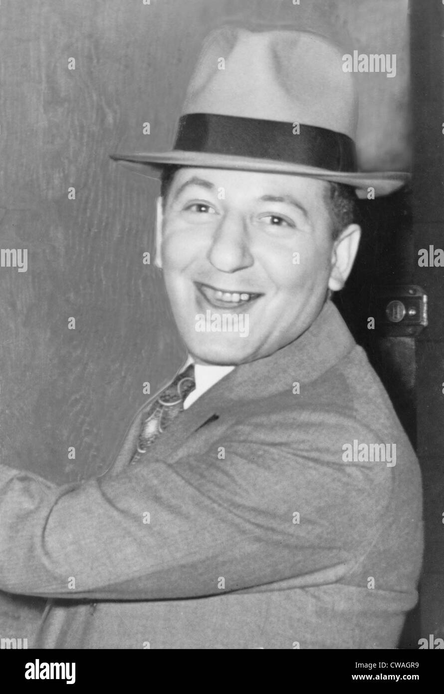 Louis "Lepke" Buchalter (1887 – 1944), gegründet Gangster "Mord zu mieten."  Im Jahre 1944 wurde auf dem elektrischen Stuhl am New hingerichtet. Stockfoto