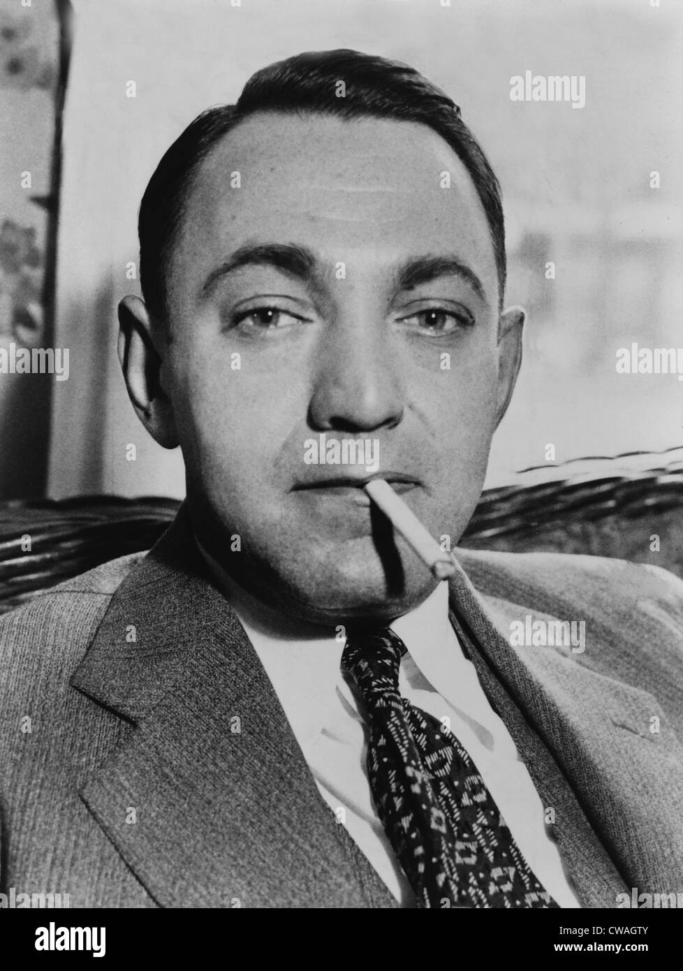 Dutch Schultz, geb. Arthur Flegenheimer (1902 – 1935), New York Gangster, 1935. Stockfoto