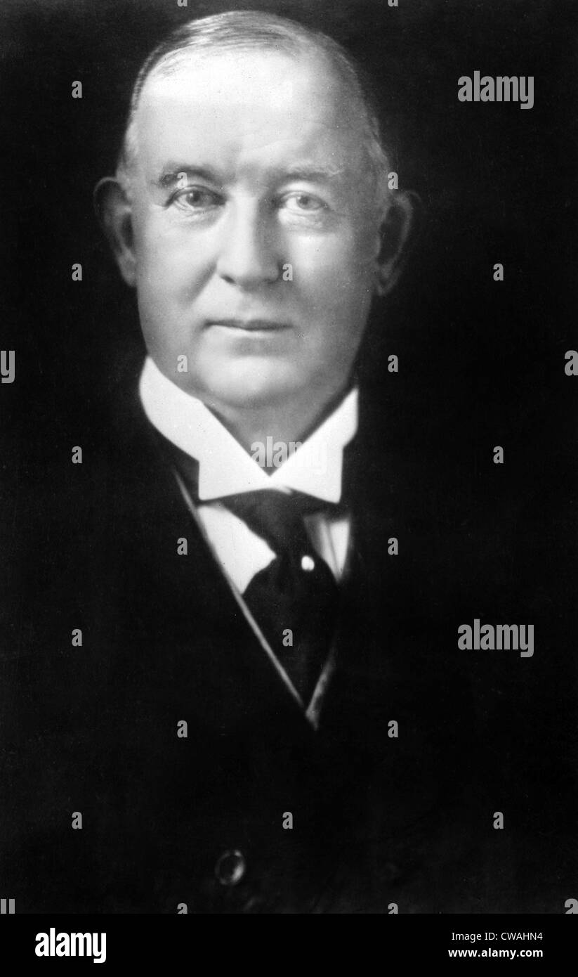 James Buchanan Duke, industrielles und Philanthrop (1856 – 1925), Anfang der 1920er Jahre. Höflichkeit: CSU Archive / Everett Collection Stockfoto