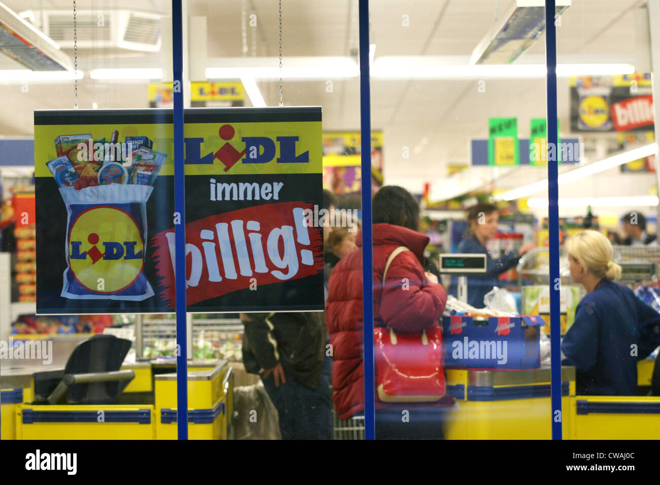 Lidl-Shop Stockfoto