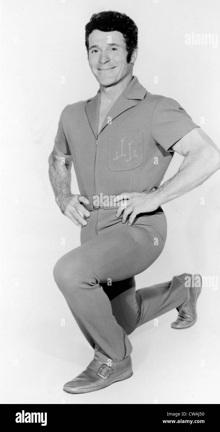 Jack Lalanne, 1970er Jahre... Höflichkeit: CSU Archive / Everett Collection Stockfoto