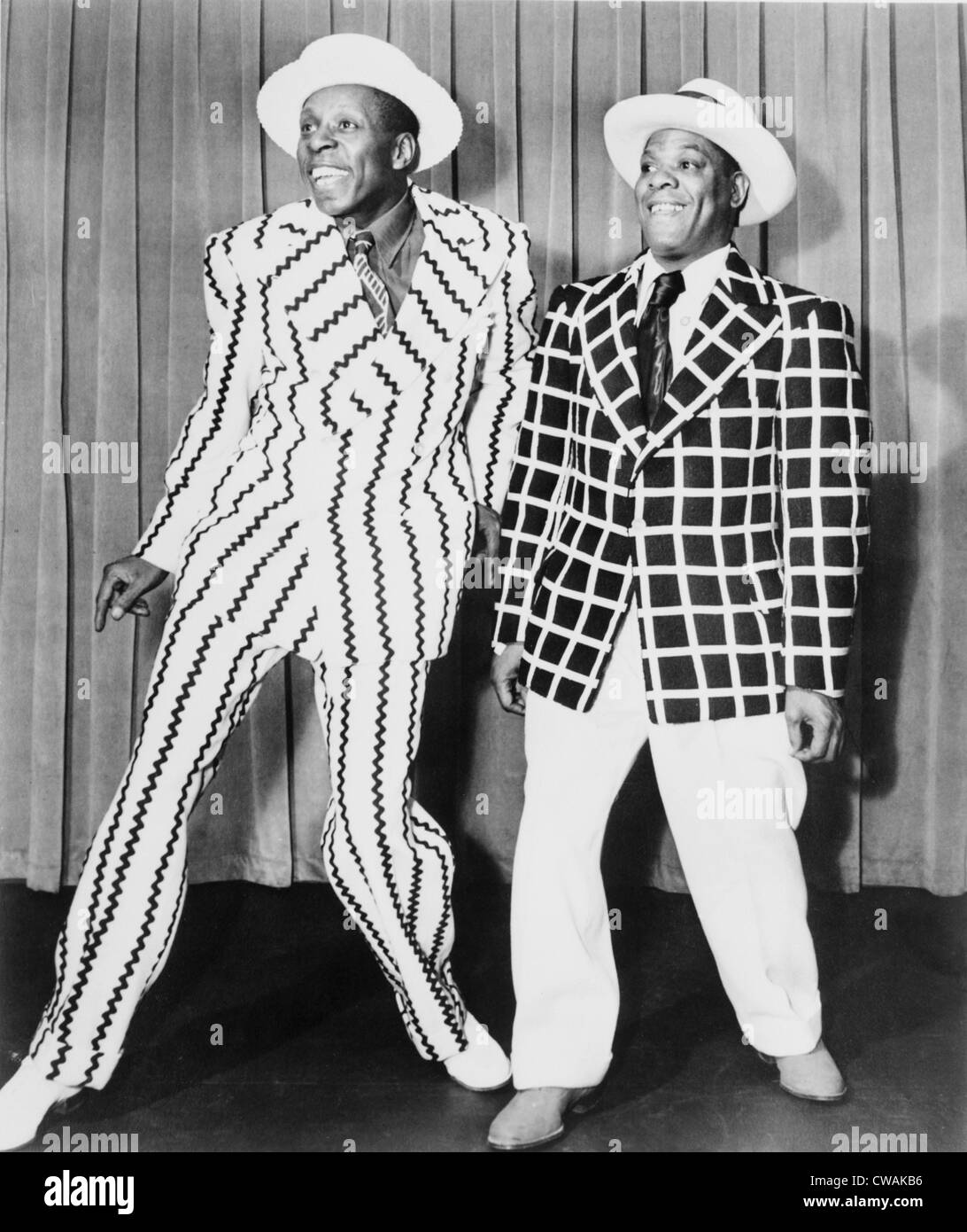 Buck und Bubbles Danceteams. Tänzer John Bubbles (links) und Pianist Buck Washington, trat in den Ziegfeld Follies von 1931 Stockfoto