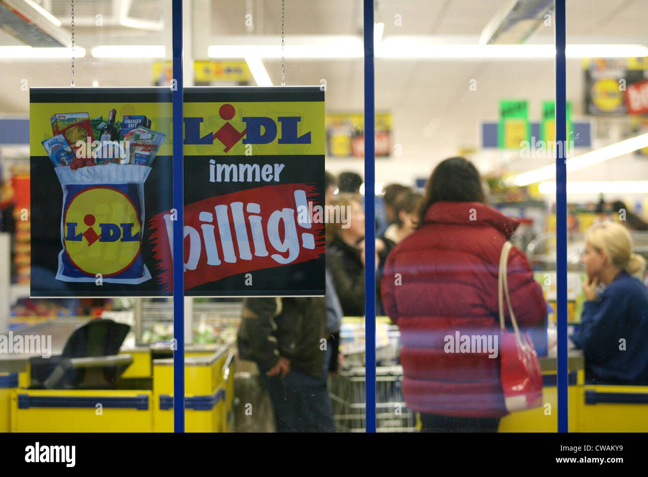 Lidl-Shop Stockfoto
