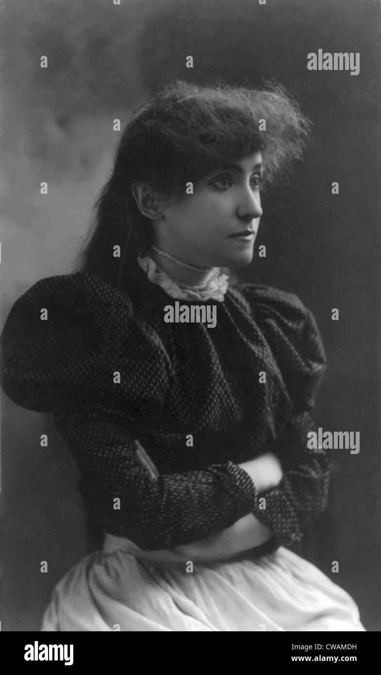 Minnie Maddern Fiske (1865-1932), US-amerikanische Schauspielerin, zu den besten ihrer Generation war für ihren realistisch wirkenden Stil bekannt. Stockfoto