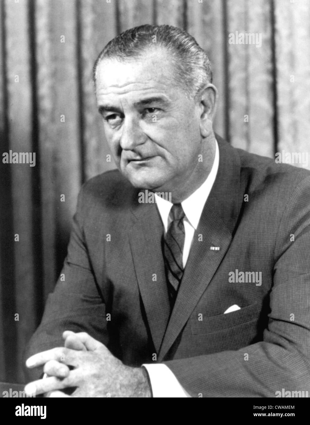 LYNDON b. JOHNSON, circa Mitte der 1960er Jahre. Höflichkeit: CSU Archive / Everett Collection Stockfoto