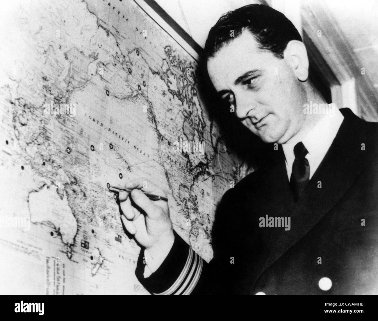 Lyndon B. Johnson, ca. Anfang der 1940er Jahre. Höflichkeit: CSU Archive/Everett Collection. Stockfoto