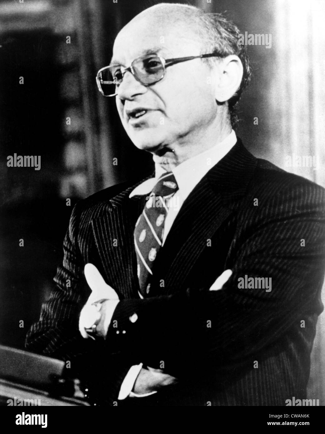 Milton Friedman, 1980 © CSU Archive/Courtesty Everett Collection Stockfoto
