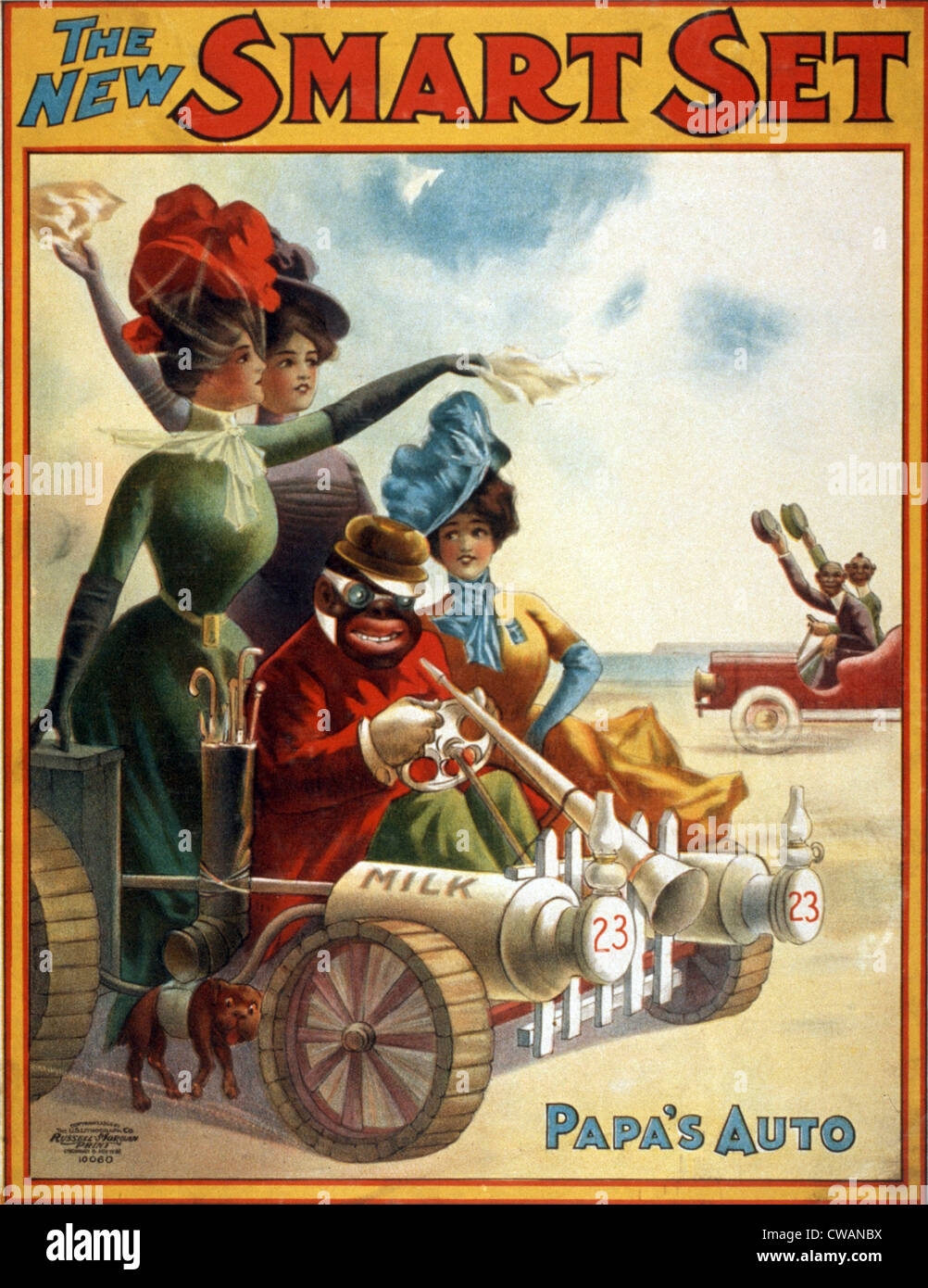 Der neue Smart Set. Varieté, unter der Leitung von afroamerikanischen Künstler S. H. Dudley. Plakat, 1906 Stockfoto