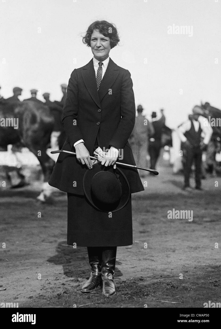 Alisa Mellon (1901 – 1969), Tochter von Andrew Mellon, ein Pferdesport-Event in der Nähe von Washington, D.C., 1923 Stockfoto