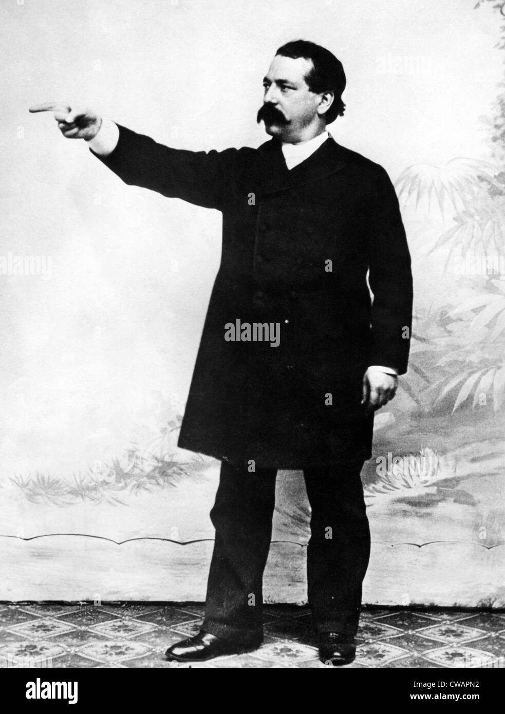 Industriellen Samuel Gompers, Präsident der American Federation of Labor, ca.1880s. Höflichkeit: CSU Archive/Everett Stockfoto