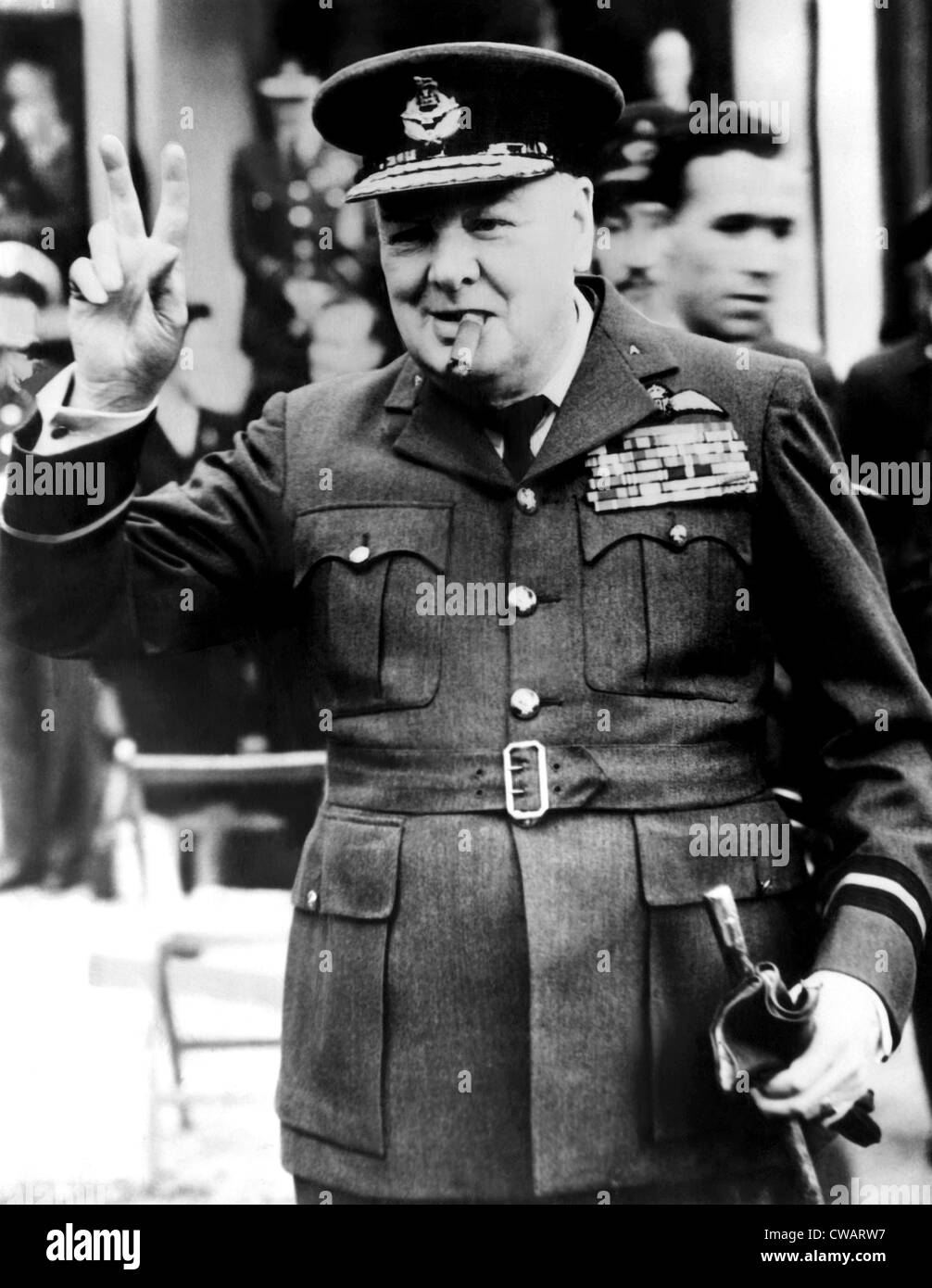 Winston Churchill, ca. 1940er Jahre. Höflichkeit: CSU Archive/Everett Collection Stockfoto